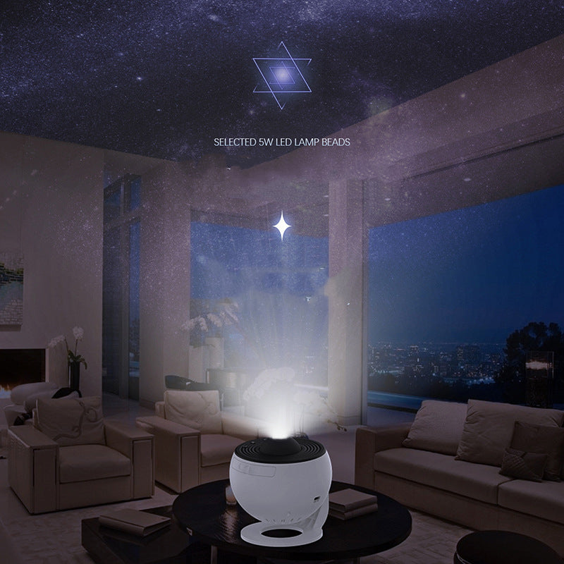Galaxy Star Projector Night Light – 360° Rotating Starry Sky & Planetarium Lamp for Kids