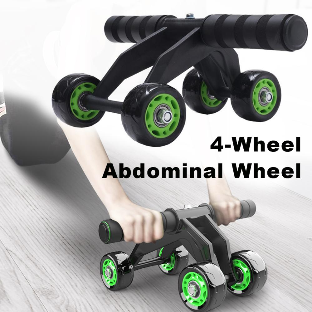 AbRoller Max™ 4-Wheel Core Trainer – Stable Home Fitness Abdominal Roller