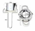 DumpliSeal Pro™ Stainless Steel Dumpling Press – 2-in-1 Dough Cutter & Sealer