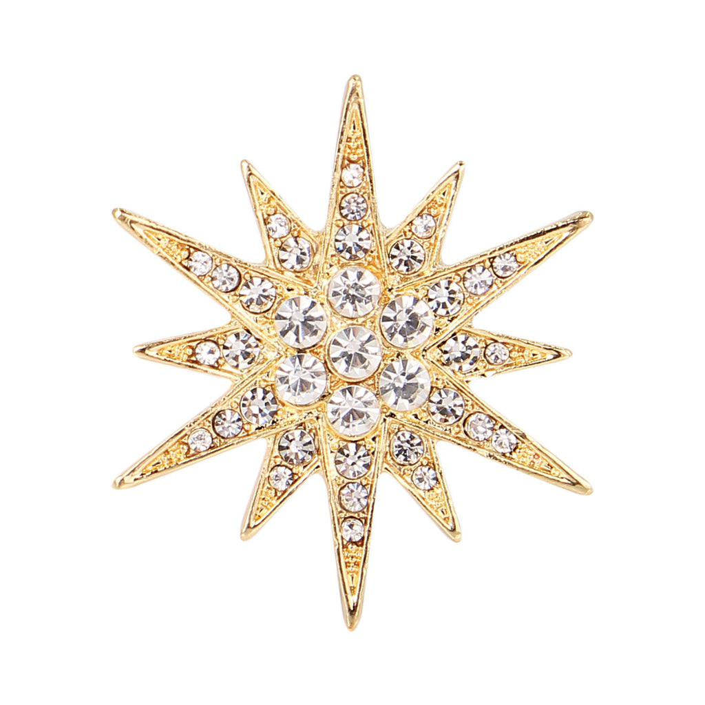 Diamond Fashion Cufflink Brooch Accessories