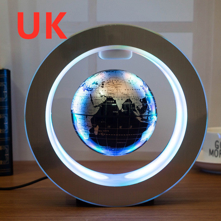 Magnetic Levitation Floating Globe Lamp – LED World Map Anti-Gravity Rotating Globe Light