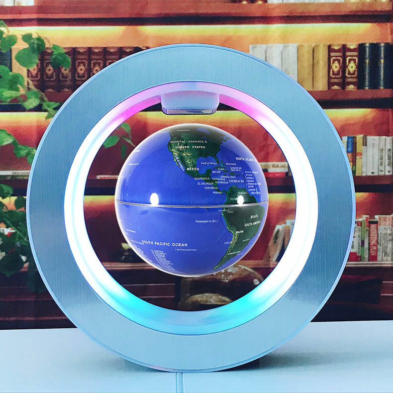 Magnetic Levitation Floating Globe Lamp – LED World Map Anti-Gravity Rotating Globe Light