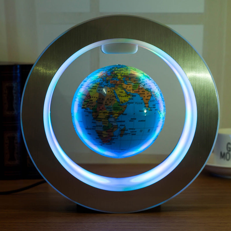 Magnetic Levitation Floating Globe Lamp – LED World Map Anti-Gravity Rotating Globe Light