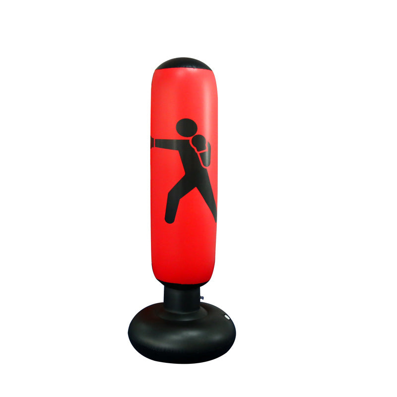 PunchBounce Pro™ Inflatable Boxing Column – Freestanding Rebound Punching Bag