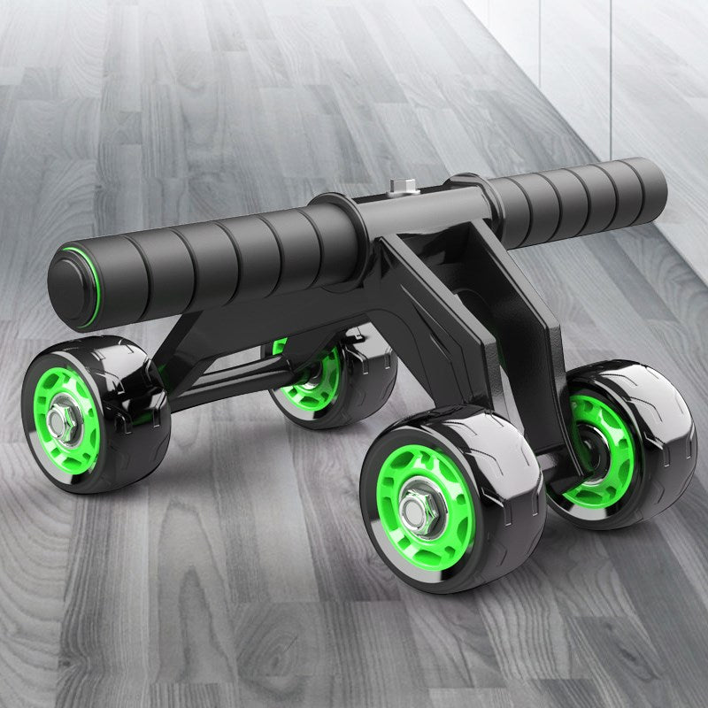 AbRoller Max™ 4-Wheel Core Trainer – Stable Home Fitness Abdominal Roller