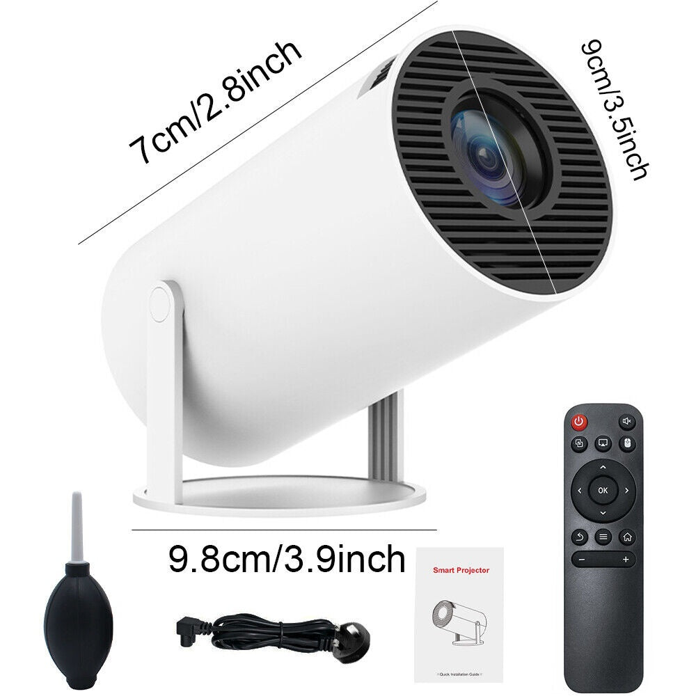 CineBeam Pro™ Smart Portable Projector – 1080P WiFi 6 Bluetooth Mini Home Cinema
