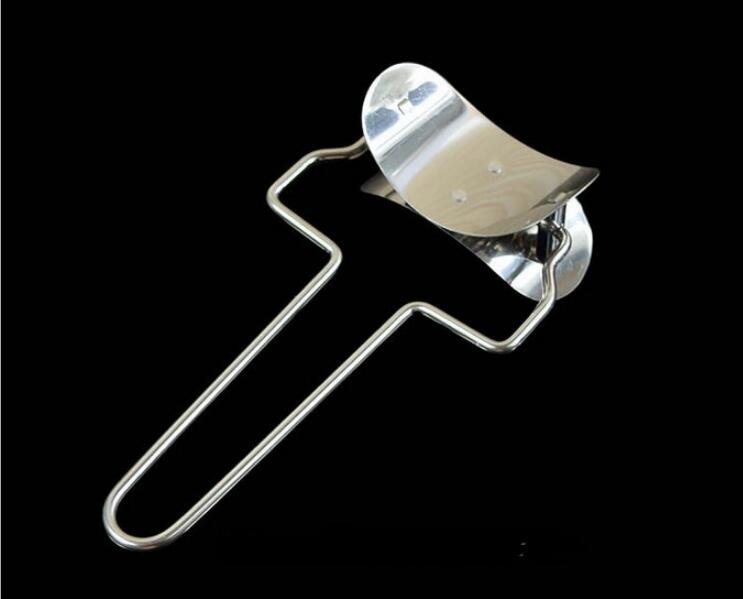DumpliSeal Pro™ Stainless Steel Dumpling Press – 2-in-1 Dough Cutter & Sealer