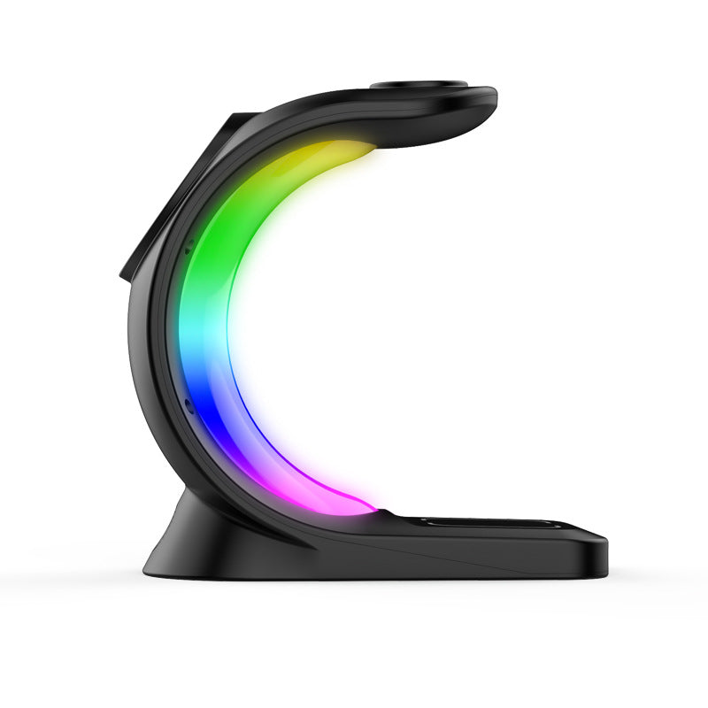 GlowCharge™ 4-in-1 Magnetic Wireless Charging Station with RGB Light