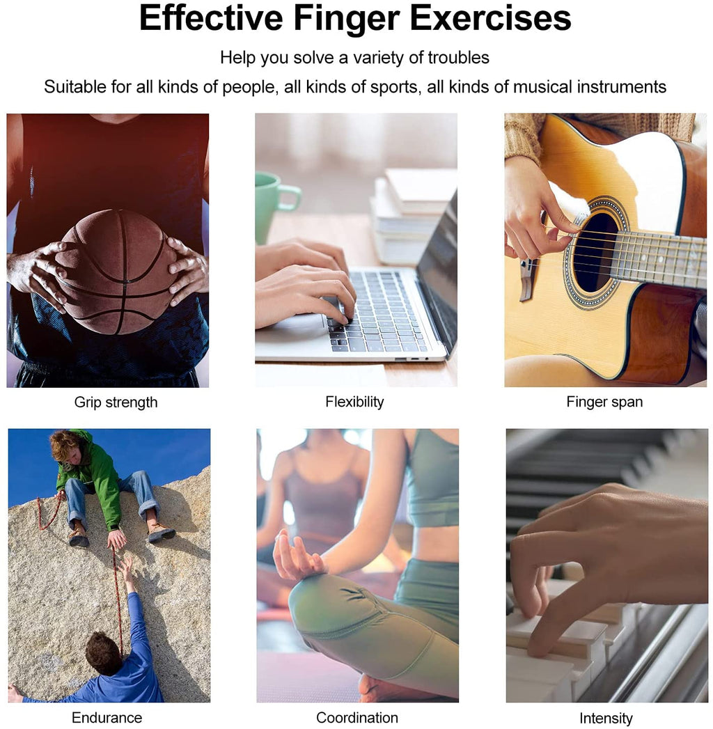 FingerFlex Pro™ Silicone Finger Stretcher – Hand Strength & Arthritis Relief Trainer