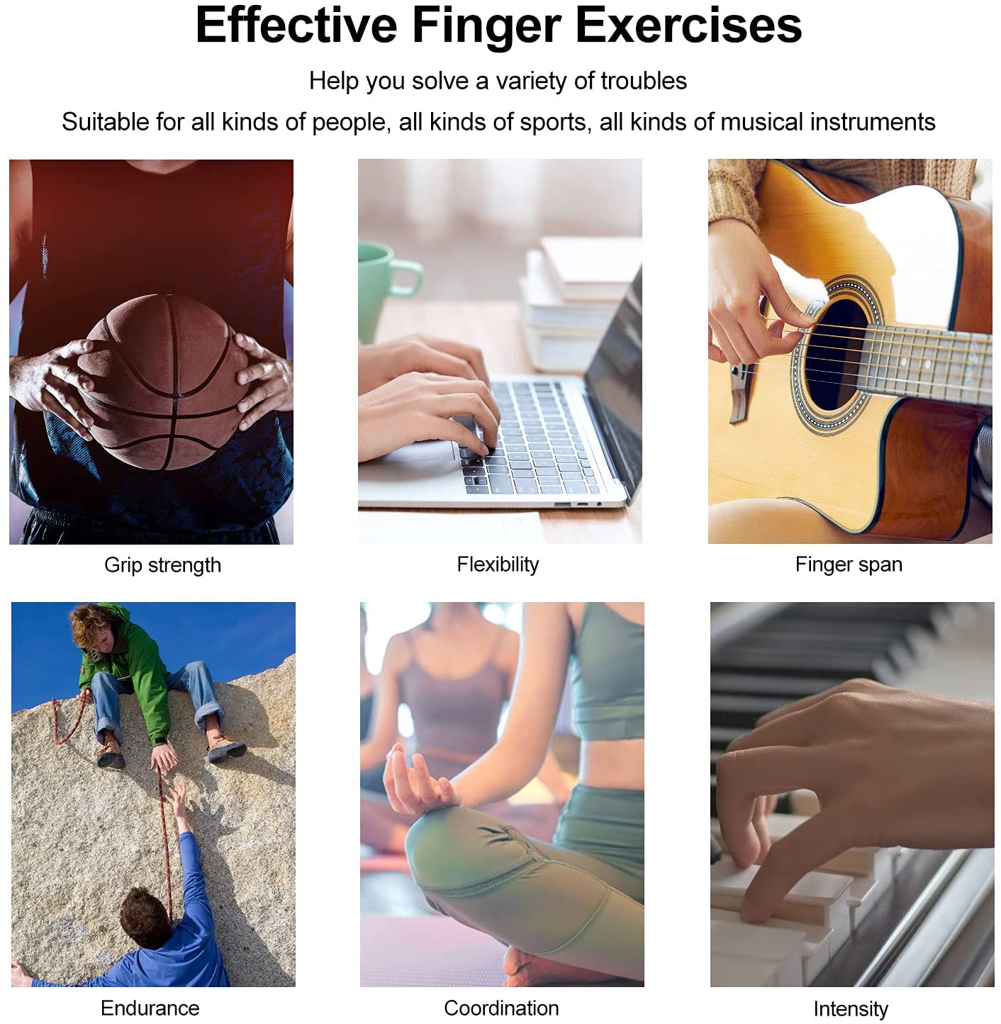 FingerFlex Pro™ Silicone Finger Stretcher – Hand Strength & Arthritis Relief Trainer