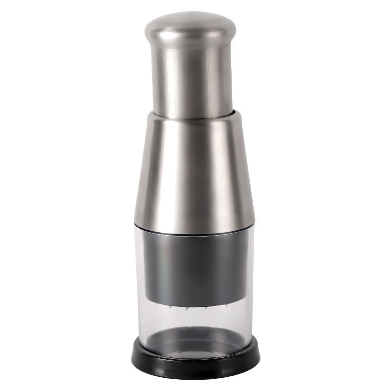 GarliChop Pro™ Manual Garlic & Onion Press Chopper – Stainless Steel Veggie Cutter