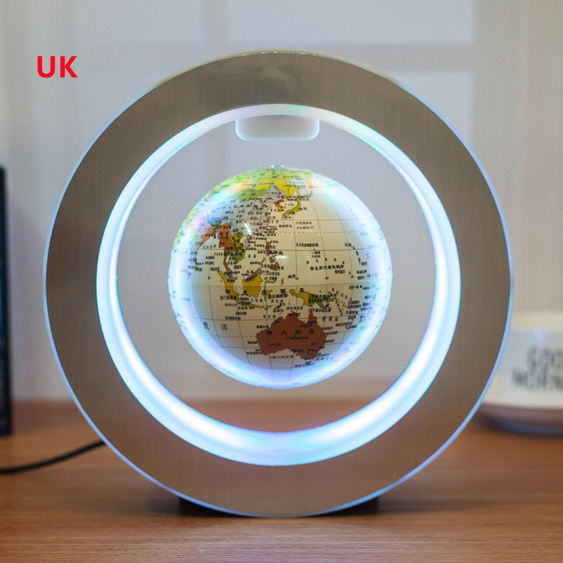 Magnetic Levitation Floating Globe Lamp – LED World Map Anti-Gravity Rotating Globe Light
