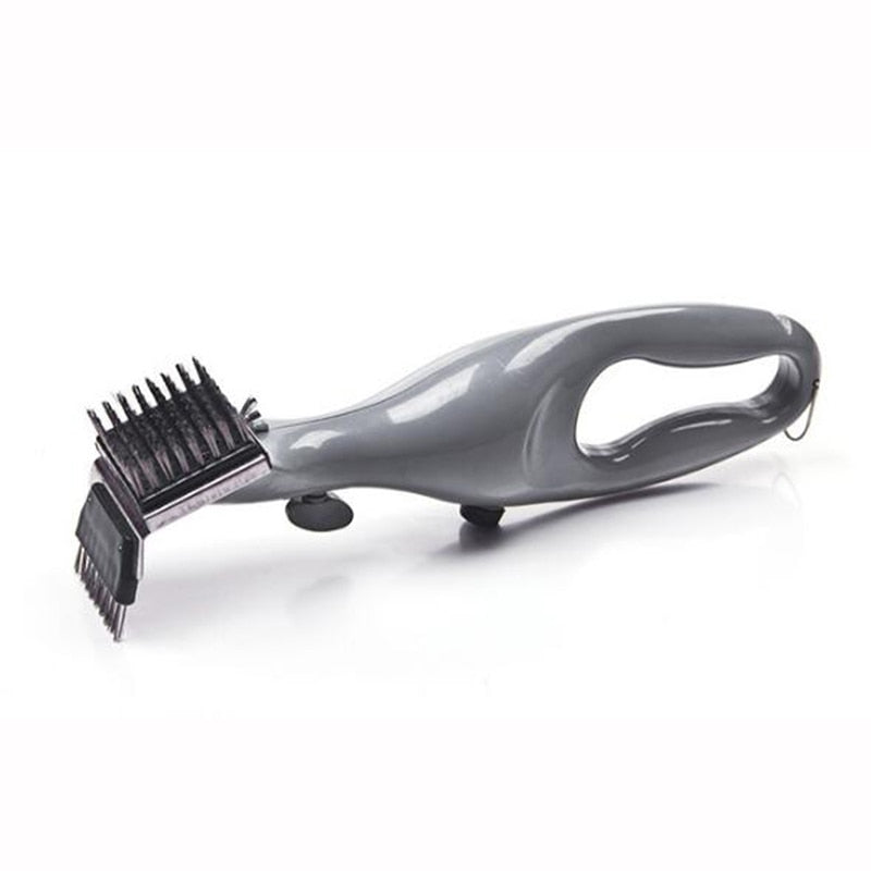 GrillShine Pro™ Stainless Steel BBQ Cleaning Brush – Heavy Duty Grill Scraper