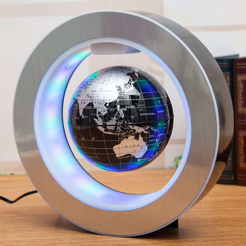 Magnetic Levitation Floating Globe Lamp – LED World Map Anti-Gravity Rotating Globe Light