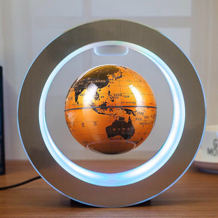 Magnetic Levitation Floating Globe Lamp – LED World Map Anti-Gravity Rotating Globe Light