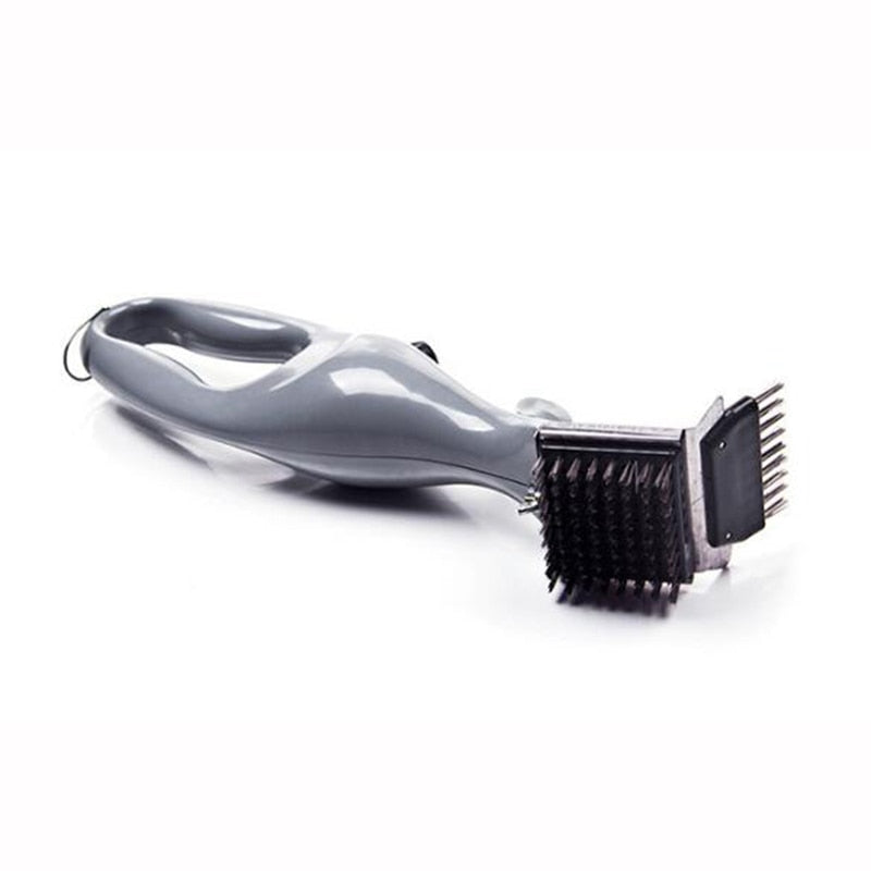 GrillShine Pro™ Stainless Steel BBQ Cleaning Brush – Heavy Duty Grill Scraper