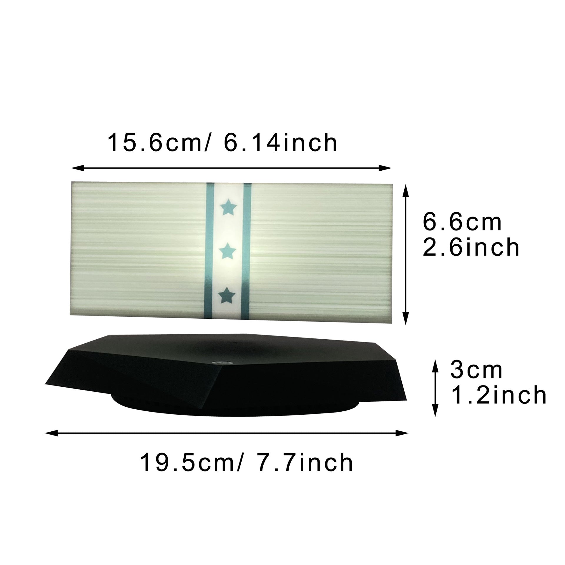 LevitaCash™ Magnetic Floating Money Lamp – LED Atmosphere Night Light