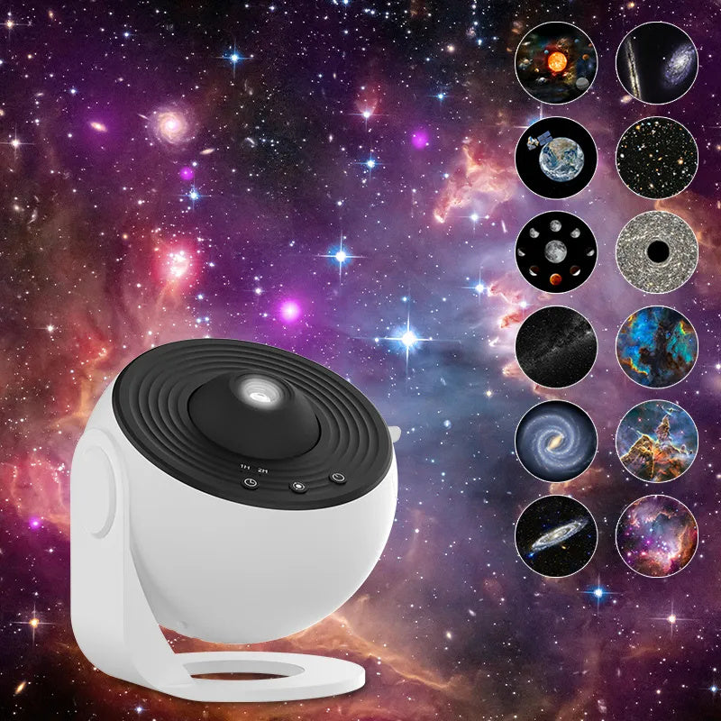Galaxy Star Projector Night Light – 360° Rotating Starry Sky & Planetarium Lamp for Kids