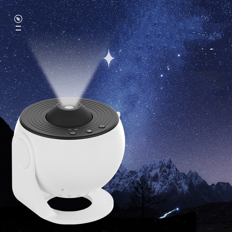 Galaxy Star Projector Night Light – 360° Rotating Starry Sky & Planetarium Lamp for Kids