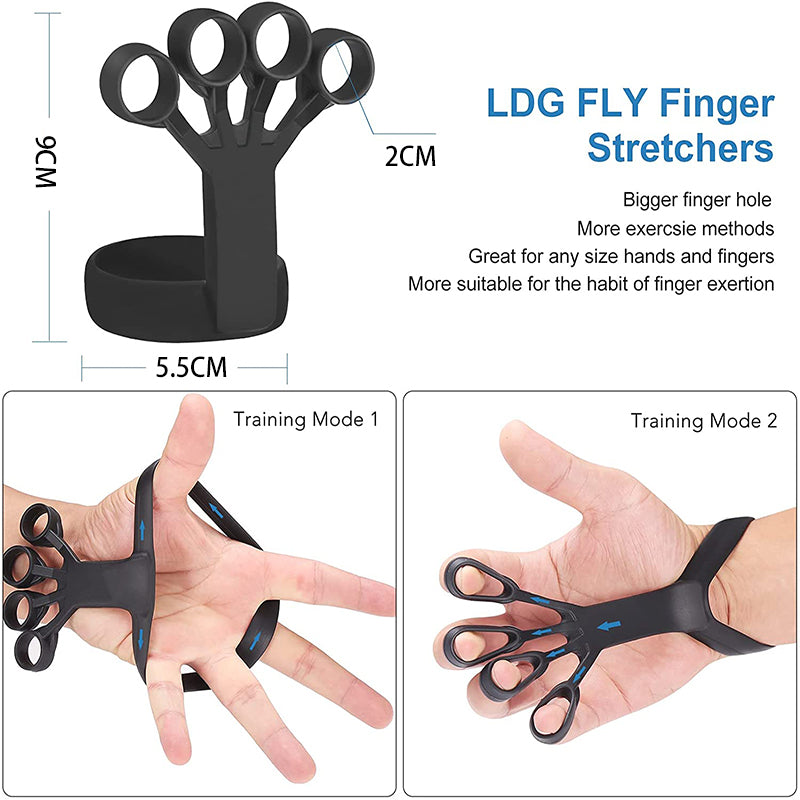 FingerFlex Pro™ Silicone Finger Stretcher – Hand Strength & Arthritis Relief Trainer