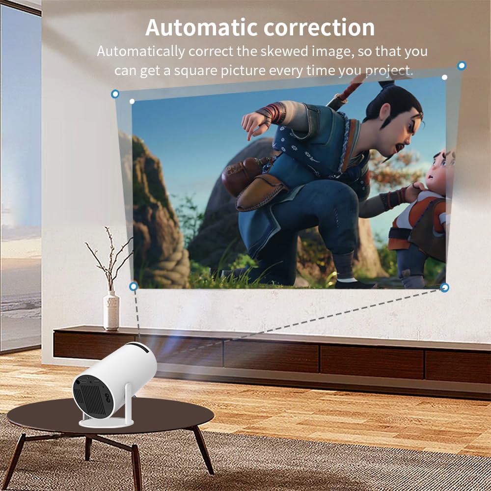 CineBeam Pro™ Smart Portable Projector – 1080P WiFi 6 Bluetooth Mini Home Cinema