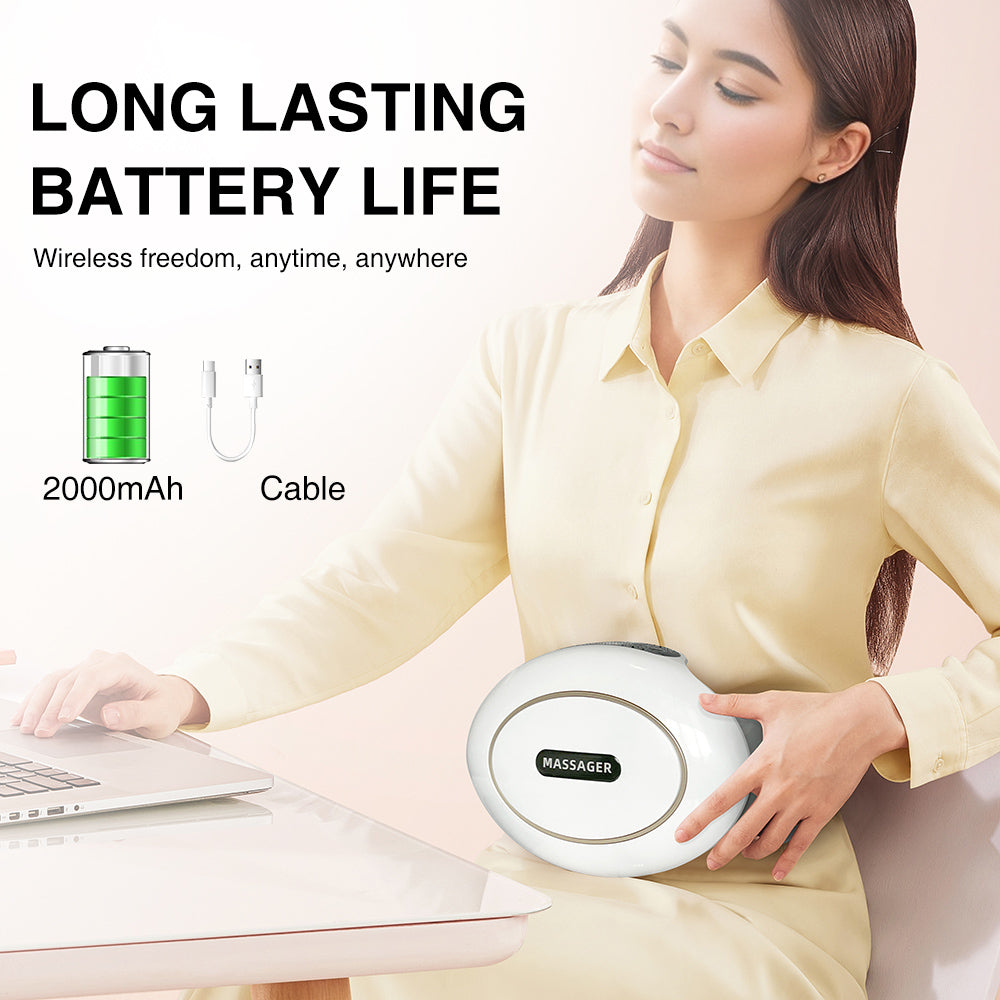 BellyRelief Pro™ Heated Abdominal Massager – Smart Waist & Body Massage Belt