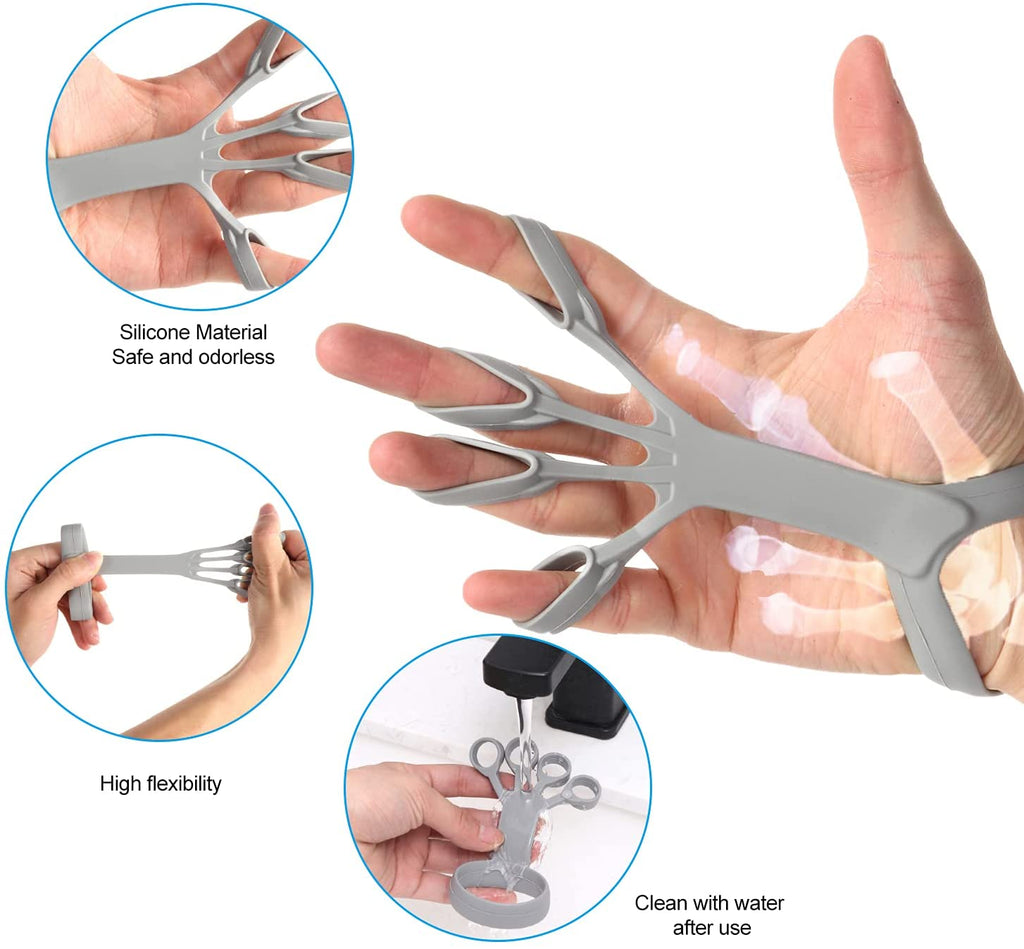 FingerFlex Pro™ Silicone Finger Stretcher – Hand Strength & Arthritis Relief Trainer